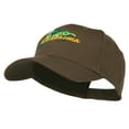 thumbnail image 2 of USA State Oklahoma Mistletoe Embroidered Low Profile Cap - Brown OSFM, 2 of 5