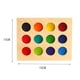 thumbnail image 4 of Bolas De Madera Arcoíris Con Bandeja, Clasificación De Madera Y Juego A Juego, Juguetes Educativos De Aprendizaje Para Niños Minnieouse FN005842-00, 4 of 6