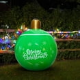 thumbnail image 6 of Tyidzon PVC Inflatable Christmas Ball 20 Inch Christmas PVC Inflatable Decorated Ball Outdoor Christmas Decorations Inflatable Christmas Ornaments for Yard Holiday Decorations, 6 of 7
