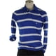 thumbnail image 1 of American Eagle Outfitters Polo de rugby de manga larga para hombre, azul, pequeño, 1 of 1
