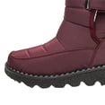 thumbnail image 2 of Botines Cálidos Botas de nieve de invierno Botas de plataforma de tobillo antideslizantes Regalos para madres amigas Ndcxsfigh Tenis De Mujer Tenis De Hombre, 2 of 7