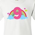 thumbnail image 4 of Inktastic 9th Birthday Rainbow 9 Year Old Youth T-Shirt, 4 of 5
