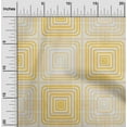 thumbnail image 2 of oneOone Cotton Flex Mustard Yellow Fabric Geometric Sewing Material Print Fabric By The Yard 40 Inch Wide, 2 of 4