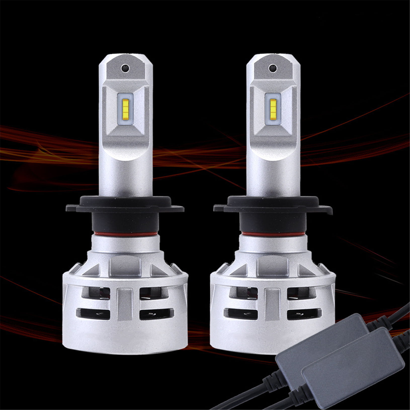 H7 Oslamp 1400W 210000LM 4 Sides LED Headlight Kit Beam Conversion 6500K Bulb 