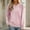 *Pink, variant on ClodeEU Women's Cardigan Sweater,Long Sleeve Button Down Crew Neck Knit Cardigan,Casual Knit Sweater Coffee,Womens Plus S
