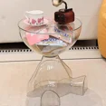 thumbnail image 6 of Modern Transparent Plastic Coffee Table - Waterproof, Sturdy Structure, Ideal for Living Room, Bedroom, Study - Elegant Design with Two-Tiered Top for Beverages and Snacks, 6 of 6