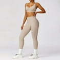 thumbnail image 1 of Traje de yoga de manga larga cepillado, ropa exterior sexy, traje deportivo ajustado, ropa de entrenamiento para correr de secado rápido, 1 of 2