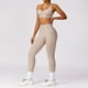 thumbnail image 1 of Traje de yoga de manga larga cepillado, ropa exterior sexy, traje deportivo ajustado, ropa de entrenamiento para correr de secado rápido, 1 of 2