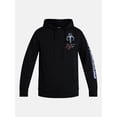 thumbnail image 5 of The Mandalorian Men's and Big Men's Chromed Helmet Graphic Hoodie, Sizes XS-3XL, 5 of 5