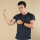thumbnail image 5 of Playera Transpirable Hombre Para Ejercicio Negro Jaspe Manga Corta, 5 of 5