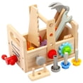 thumbnail image 1 of 1 Set Early Education Toy Kids Tool Set Toddler Learning Toy Kids Pretend Play Tools, 1 of 8
