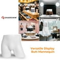 thumbnail image 5 of Sharewin One-Piece Sexy Female HIPS Mannequin Lower Body Torso for Counter Display of Women's Lingerie, Buttocks Mannequins Display Pedestal Stands (Female Butt Mannequin-A), 5 of 7