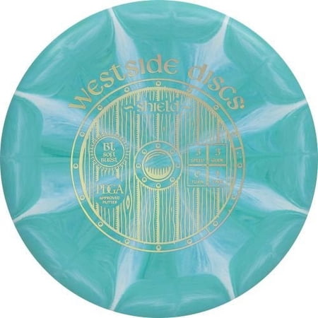 Westside Discs BT Soft Burst Shield Putter Golf Disc [Colors May Vary] - 173-176g