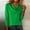 Green, variant on Womens Cowl Neck Sweater Soft Knit Long Sleeve Pullover Tops Winter Casual Solid Color Sweater Outfits Pink L