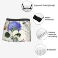 thumbnail image 3 of Yiaed Vintage Flower Print Men's Soft Cotton Boxer Shorts Breathable Boxers Underwear Moisture-Wicking Underwear Stretch Boxer Briefs for Man-X-Large, 3 of 5
