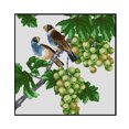thumbnail image 3 of Cuadros Decorativos Loros de punto de cruz completo de 14 quilates en la vid Kits de bordado de bricolaje estampados hechos a mano Wdftyju embutido en tela, 3 of 9