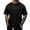 Black, variant on JIAYUE Men's T Shirt Summer Ice Silk Mesh Solid Color Short Sleeve Loose Fit Crew Neck Sports Tops Breathable Activewear For Seniors Wear