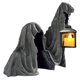 thumbnail image 1 of Decoración de mensajero de bruja Estatua de luz fantasma de Halloween con tema de festival de linterna para suministros de fiesta en casa, 1 of 6