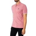thumbnail image 2 of Fila Custom Tipped Basic Polo Shirt, Pink, 2 of 5