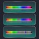 thumbnail image 5 of Barras de luz LED inteligentes de sincronización de música Bluetooth Control de aplicación de 5V Retroiluminación RGB de plástico Luz de humor Luz Sunnimix Barras de luz inteligentes, 5 of 8