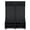 Black, variant on T-Foyer Modern White Hall Tree with 6 Hooks & Bench, Wooden Rustic Entryway Organizer with Open Storage