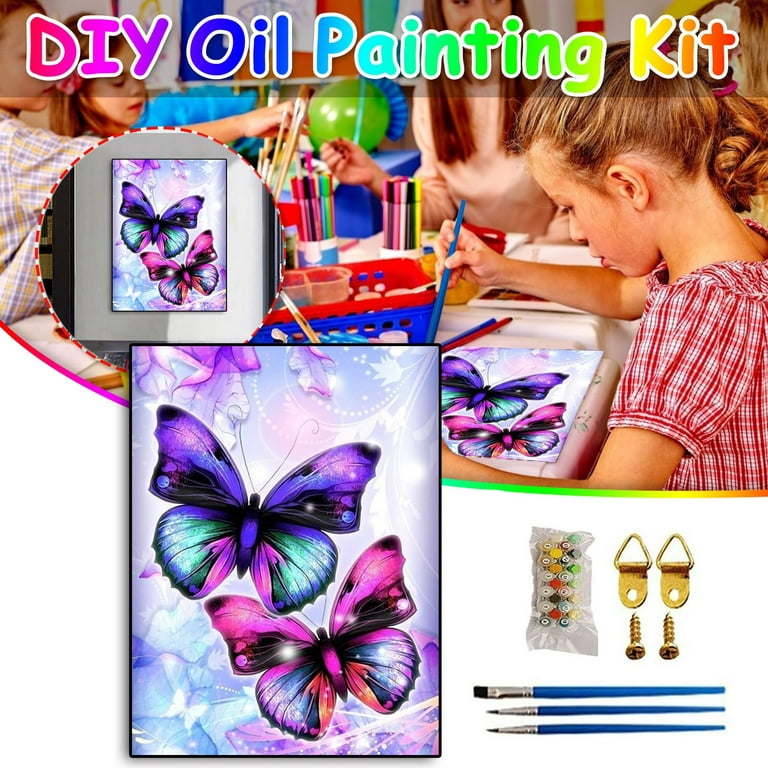 Heiheiup Numbers Diy Coloring By By By Kit Numbers Numbers Picture Decors  Home Painting Home DIY Painting Set for Kids 9-12 