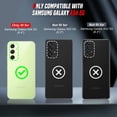 thumbnail image 7 of LeYi Samsung Galaxy A54 5G Case, A54 5G Case with 2 Pack Screen Protectors, Heavy Duty Armor Case with Slide Cover & Upgrade Magnetic 360°Rotatable Kickstand for A54, Sea Blue, 7 of 7