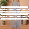 thumbnail image 3 of Women's High Waist Straight Leg Pants, Casual Loose Fit Pull-On Pants with Pockets, Solid Color Yoga Inspired Daily Pants for Multiple Occasions, Comfortable Elastic Waist Lounge Pants for Women, 3 of 9
