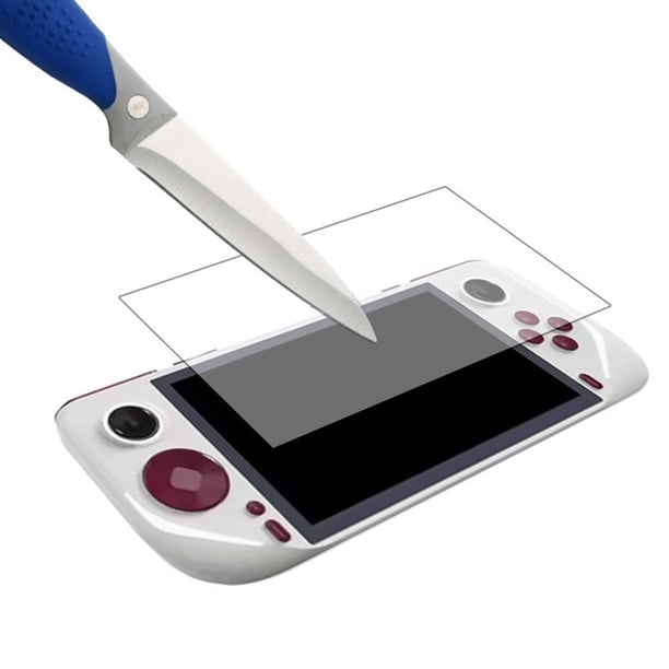 Protector de pantalla DQrwqpou 9H HD para Consola Juegos E6/E6 Plus Rojo