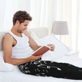 thumbnail image 5 of Sikiie Falling Musical Pajama Pants Men, PJ Bottoms, Sleep & Lounge Pants-Medium, 5 of 6