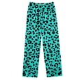 thumbnail image 4 of Women's Pajama Set 2 Piece Home Pocket Leopard Print Pajama Set Home Wear Sleepwear Suit, 4 of 4