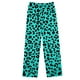 thumbnail image 4 of Puntoco Pijamas para mujer Conjunto de pijama estampado con bolsillo para uso diario en casa, 4 of 4
