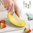 thumbnail image 3 of Yoloke Ceramic paring knife 4 inch super sharp ceramic fruit knife, hippo shaped kitchen knife with safety jacket, 3 of 3