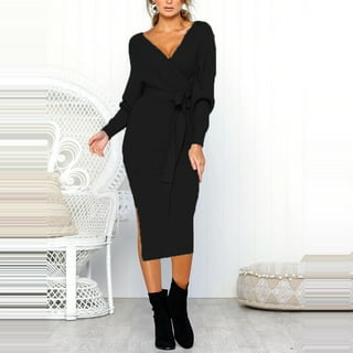 how to wear a black and white polka dot dress White & Black Polka Dot Midi Dress - All Dresses