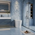 thumbnail image 4 of 10 in. Rough-In Tankless Elongated Bidet Toilet 1.28 GPF in White with Auto Flush, Foot Kick, Warm Water, Heated Seat  DV-1S0029R, 4 of 15