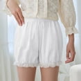 thumbnail image 2 of Emitonse Toddler Biker Shorts Baby Girl Clothes Toddler and Baby Girls' Cotton Stretch Jersey Bike Shorts White,Size 13-14 Years, 2 of 6