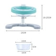 thumbnail image 7 of jiaroswwei Adjustable Rotatable Elevated Pet Bowls Cervical Portection Cat Puppy Feeder, 7 of 7