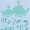 thumbnail image 2 of CafePress - My Grammy Loves Me Infant Bodysuit - Baby Light Bodysuit, Size Newborn - 24 Months, 2 of 4