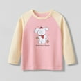 thumbnail image 2 of Ahuyic Toddler Kids Loose Top, Casual Long Sleeve Blouse For Autumns And Winter, Children's Casual Solid Color Long Sleeved T-shirt Children's Loose Thin Top, 2 of 6