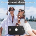 thumbnail image 3 of Universal Rechargeable Bluetooth Selfie Camera Stick Shutter Release Button Self-Timer Wireless Remote Control WHITE, 3 of 8