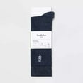 thumbnail image 2 of Men's Premium Crew Dress Socks Arch Support - Blue (6-12) - Goodfellow & Co, 2 of 2