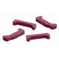 thumbnail image 1 of Prothane PTN7-1711 Polyurethane Radiator Bushing for 1968-1987 Ford GM, Red - Set of 4, 1 of 3