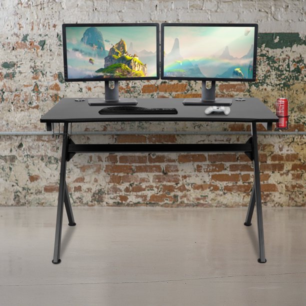 Flash Furniture Gaming Desk 45.25" x 29" Computer Table Gamer
