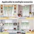 thumbnail image 5 of Eucalyptus Leaves Kitchen Curtains Window Panels, Green Summer Botanical Weeping Insulated Window Treatment Curtain, Grommet Curtains for Bedroom/Living Room/Bathroom, 2 Piece 42"Wx63"L, 5 of 8