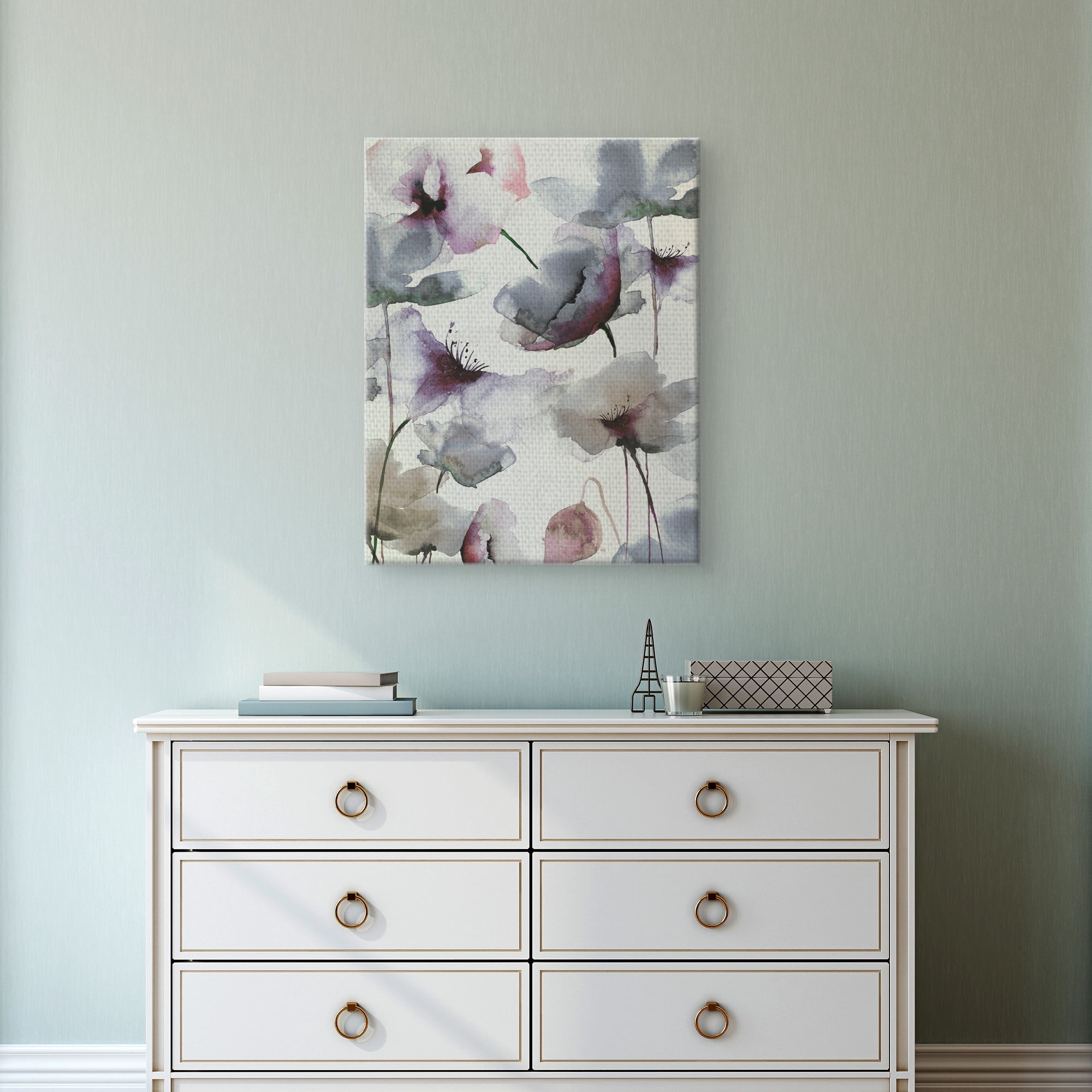 Masterpiece Art Gallery Violet Flower Transparencies by Belle Maison Canvas Art 22" x 28"