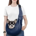 thumbnail image 2 of MOQIN Porte-Bébé pour Chien et Chat - Sac à Bandoulière Réversible Mains Libres - Pochette Douce et Design Fourre-Tout avec Sangle Réglable, Boucle et Laisse de Sécurité - Adapté pour Chiot/chat en Extérieur, 2 of 9