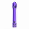 thumbnail image 4 of Shots Gemmes Royales Bijou Rechargeable Balle Vibrante Incurvée en ABS Violet, 4 of 4