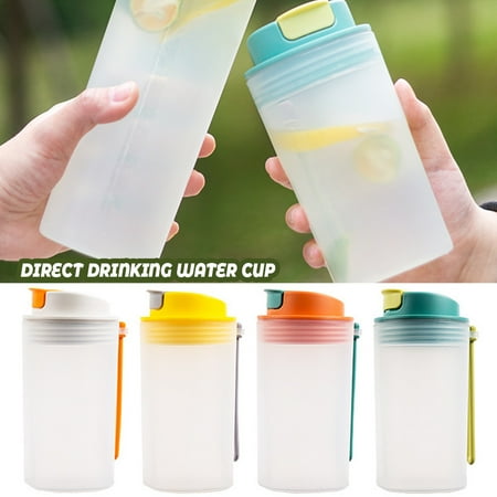 

Portable Graduated Water Bottle with Handle Leakproof for Daily Fitness Gym Use