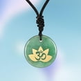 thumbnail image 6 of Segolike Pendant Lotus Pattern Crafts Ornament for Women Men Unisex, 6 of 8