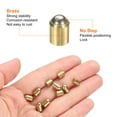thumbnail image 4 of Uxcell 10pcs Ball Point Spring Plunger 5x6mm Brass No Step Ball Plunger, 4 of 5